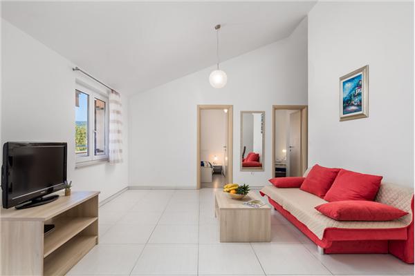 Apartment A1, for 5 persons