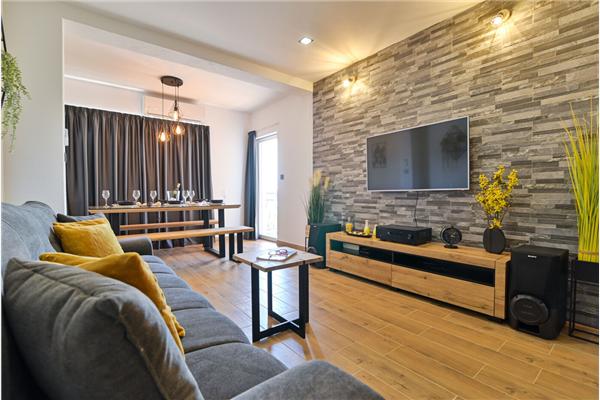 Apartment A1, for 8 persons