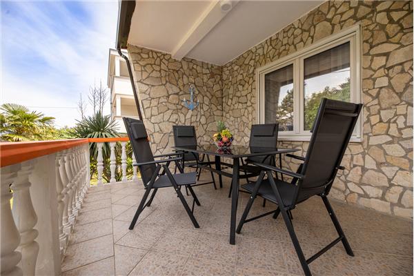 Apartment A1, for 4 persons