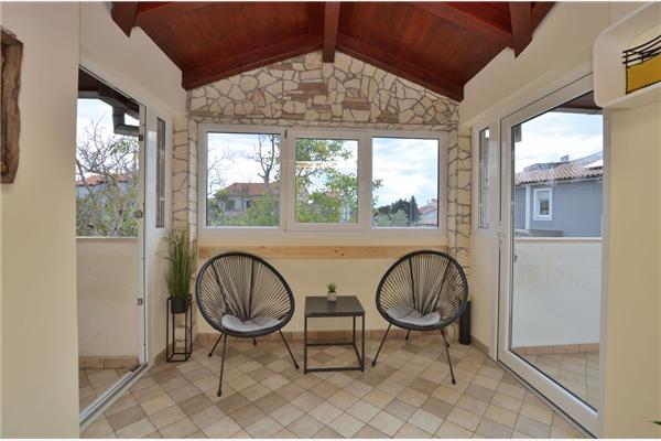 Apartment A1, for 5 persons