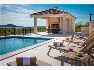 Villa La Meravigliosa Vodice, Maison isolée, Superficie 220,00 m2, Hébergement avec piscine