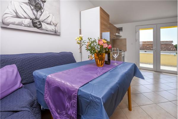 Apartment A1, for 2 persons