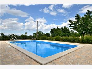 Vila Danci Zelená Istrie, Prostor 90,00 m2, Soukromé ubytování s bazénem