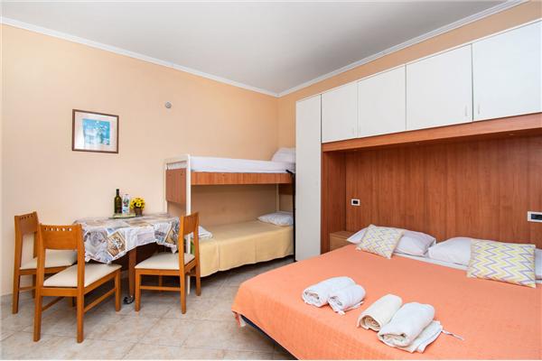 Apartment A2, for 3 persons