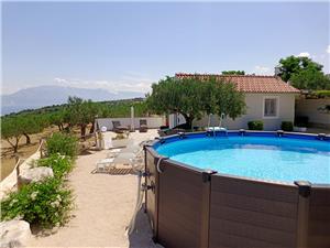 House Marija Postira - island Brac, Remote cottage, Size 48.00 m2, Accommodation with pool