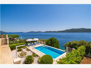 Haus Planika Slano (Dubrovnik), Größe 60,00 m2, Privatunterkunft mit Pool, Luftlinie bis zum Meer 20 m