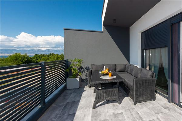 Apartment A1, for 5 persons