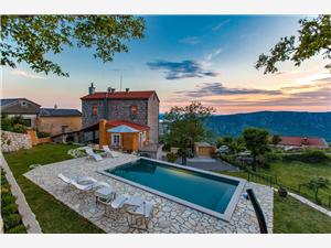 Villa URSULA Grižane, Casa di pietra, Dimensioni 350,00 m2, Alloggi con piscina