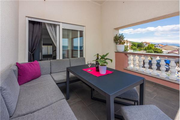 Apartment A3, for 6 persons