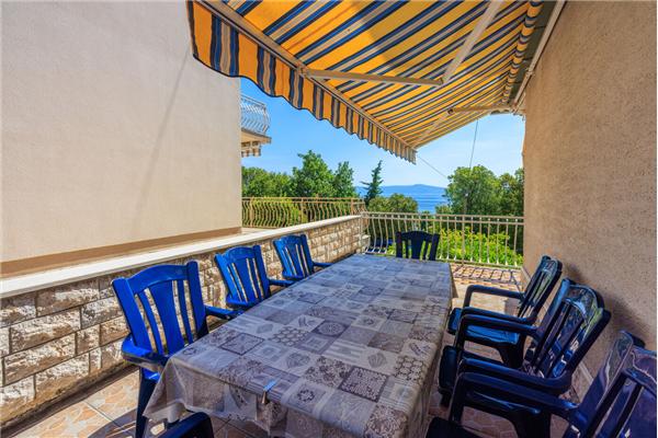 Apartment A1, for 8 persons