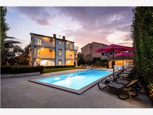 Villa Sunset Garden Porec, Méret 350,00 m2, Szállás medencével