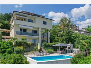 Apartments Grozić A2 Opatija, Size 90.00 m2, Accommodation with pool