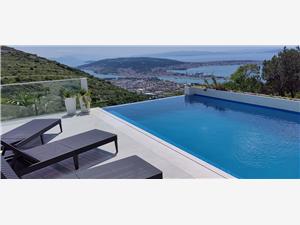 Villa Panorama Seget Donji, Storlek 112,00 m2, Privat boende med pool