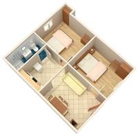 Apartment A4, for 4 persons