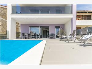 Apartmán Adriatic with pool Vodice, Rozloha 90,00 m2, Ubytovanie s bazénom, Vzdušná vzdialenosť od mora 20 m