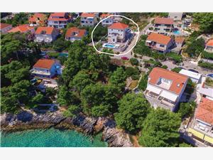 Haus Sandra Lumbarda - Insel Korcula, Luftlinie bis zum Meer 20 m, Entfernung vom Ortszentrum (Luftlinie) 300 m