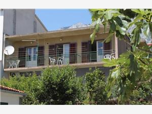 Appartement Fila Makarska, Kwadratuur 110,00 m2, Lucht afstand tot de zee 50 m, Lucht afstand naar het centrum 700 m