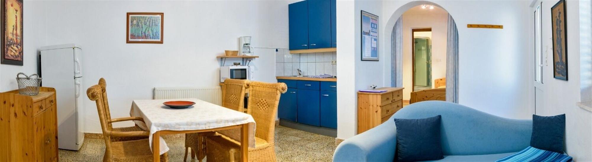 Apartment A1, for 2 persons