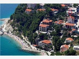 Apartments Davor Brela, Size 21.00 m2, Airline distance to the sea 130 m