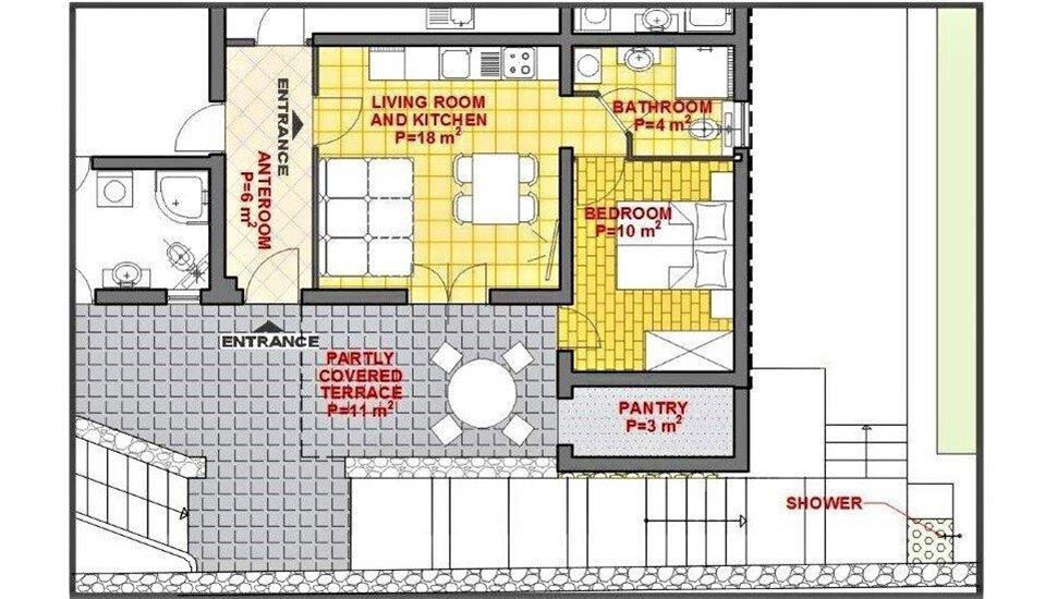 Ferienwohnung A2, für 4 Personen