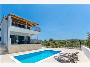 Villa Dupla Kanica Sibenik Riviera, Size 100.00 m2, Accommodation with pool, Airline distance to the sea 200 m