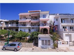 Appartements Ruz Zaostrog (Makarska), Superficie 70,00 m2, Distance (vol d'oiseau) jusque la mer 25 m