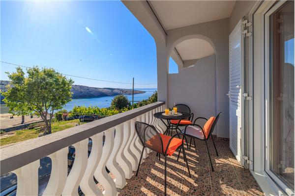 Apartment A2, for 3 persons