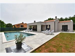 Villa Tersaz Labin, Maison isolée, Superficie 140,00 m2, Hébergement avec piscine