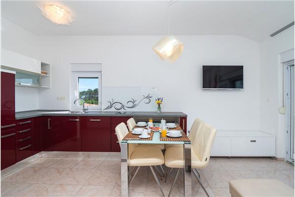 Apartment A2, for 3 persons