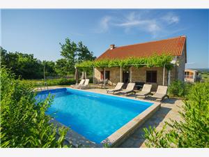 House Stone Curlew 6 Zadar riviera, Size 90.00 m2, Accommodation with pool