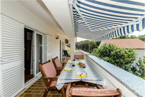 Apartment A1, for 4 persons