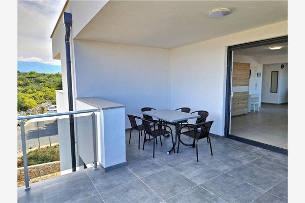 Apartment A4, for 6 persons