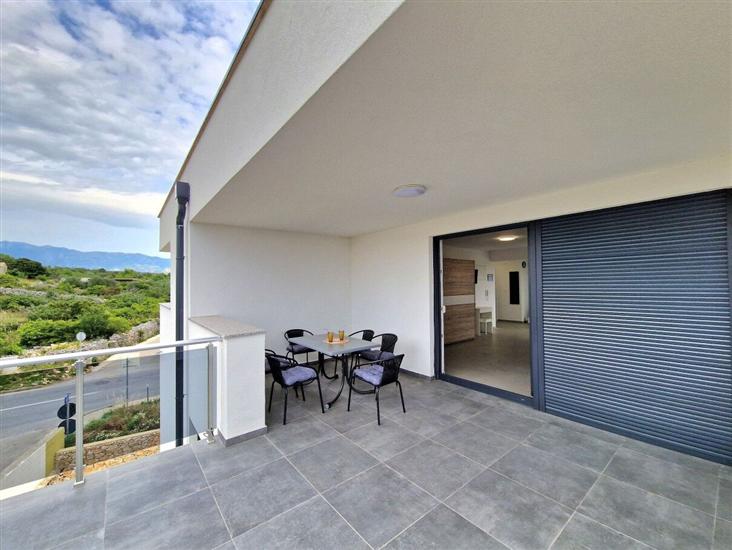 Apartment A4, for 6 persons