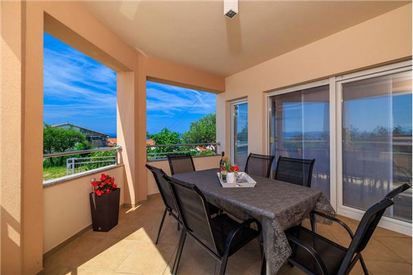 Apartment A1, for 4 persons