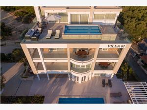 Apartments 01 Promajna Promajna, Size 120.00 m2, Accommodation with pool, Airline distance to town centre 699 m