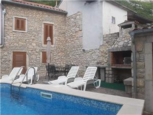 House Dragica Grižane, Size 104.00 m2, Accommodation with pool, Airline distance to town centre 100 m