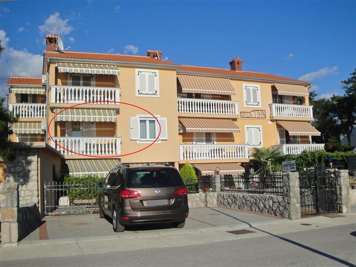 Apartment A1, for 3 persons