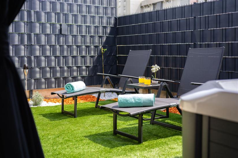 House Cute house with jacuzzi