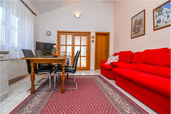 Apartment A1, for 5 persons