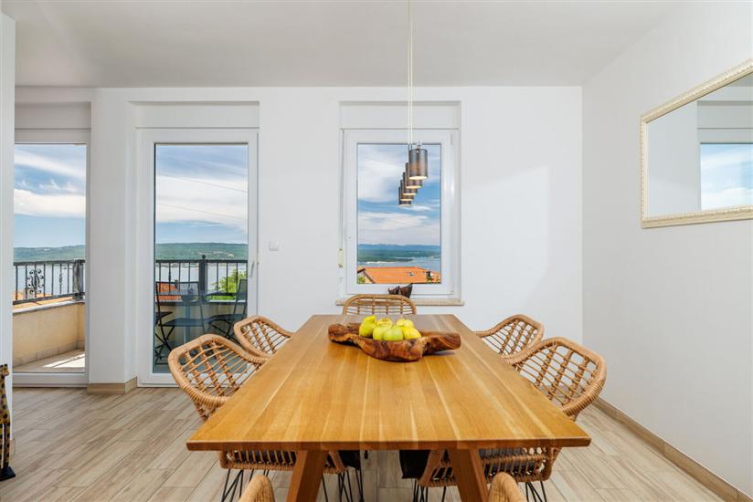 Apartment A1, for 8 persons