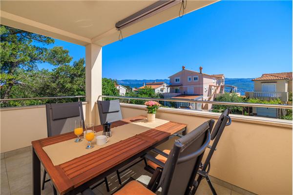 Apartment A1, for 3 persons