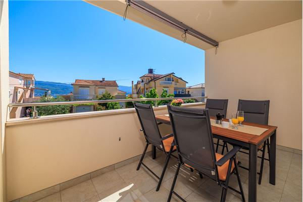 Apartment A1, for 3 persons