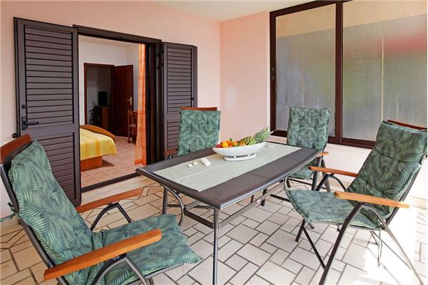 Apartment A1, for 2 persons