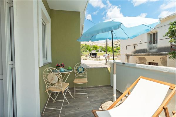 Apartment A1, for 2 persons