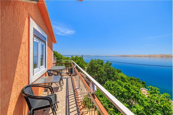 Apartment A2, for 4 persons