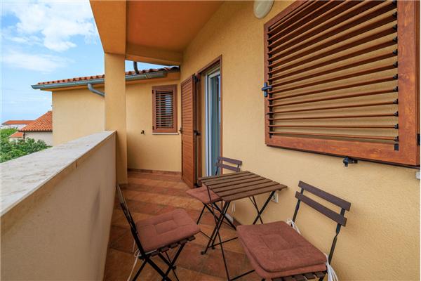 Apartment A2, for 3 persons