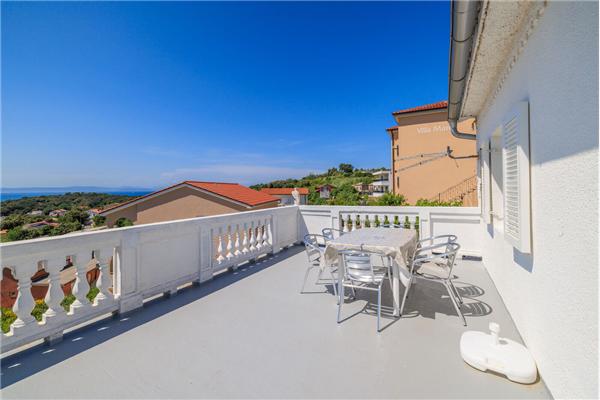 Apartment A1, for 6 persons