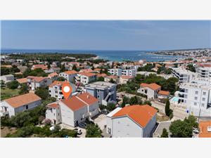 Appartementen Krneta Novalja - eiland Pag, Kwadratuur 90,00 m2, Lucht afstand naar het centrum 700 m