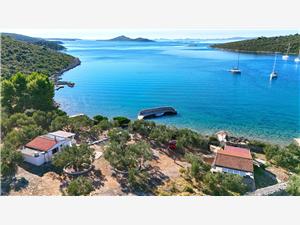 House Bellatrix Tkon - island Pasman, Remote cottage, Size 50.00 m2, Airline distance to the sea 20 m