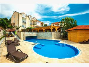 Apartments and Rooms Vitomir Kvarners islands, Size 16.00 m2, Accommodation with pool, Airline distance to the sea 100 m